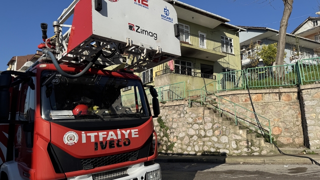 Kocaeli'de evde çıkan yangın söndürüldü