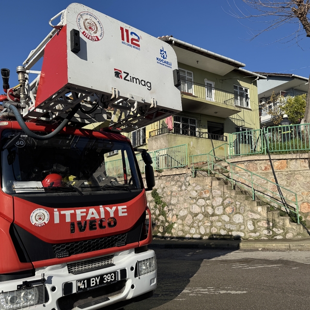 Kocaeli'de evde çıkan yangın söndürüldü