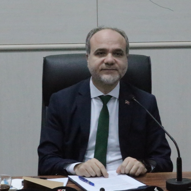 Niğde Ömer Halisdemir Üniversitesi Rektörü Prof. Dr. Hasan Uslu, basın mens...