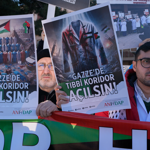 Ankara'da Gazze'deki Kemal Advan Hastanesi müdürünün serbest bırakılması ça...