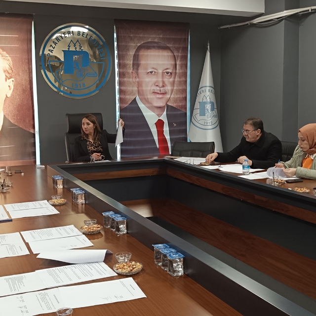 Pazaryeri Belediye Meclisi yılın ilk toplantısını yaptı
