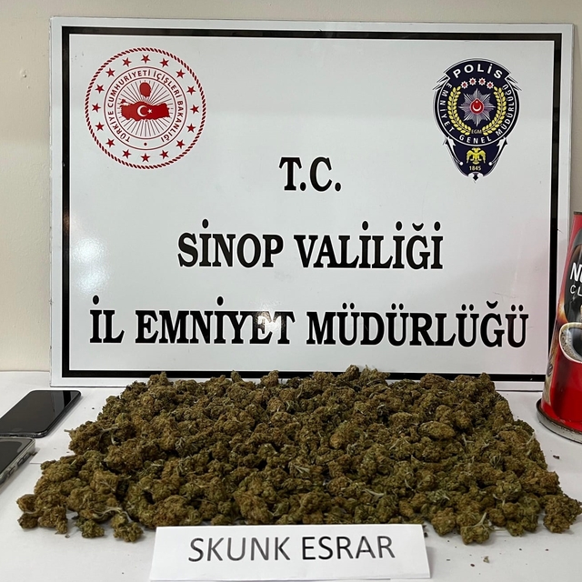 Sinop'ta uyuşturucu operasyonunda yakalanan şüpheli tutuklandı