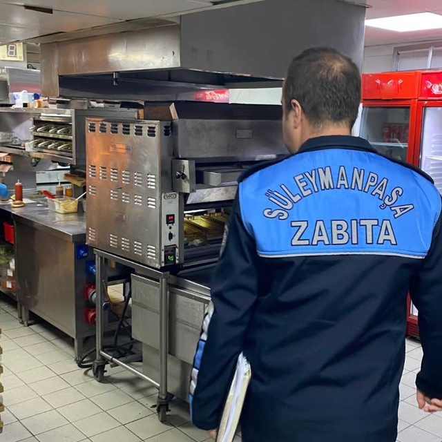 Tekirdağ'da zabıta ekipleri denetim yaptı