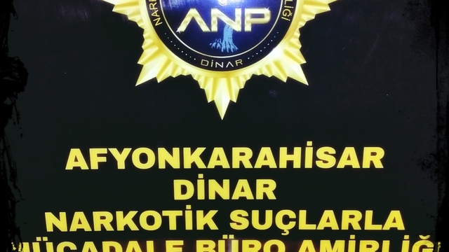 Afyonkarahisar'da uyuşturucu operasyonunda 1 zanlı tutuklandı