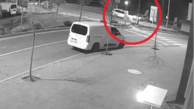 Nevşehir'de 9 kişinin yaralandığı kaza güvenlik kamerasında