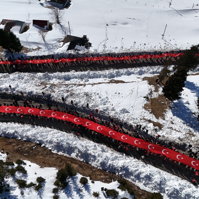 Sis Dağı Yaylası'nda Sarıkamış şehitleri anıldı