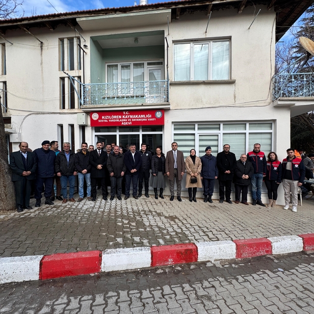 Kızılören'de aşevi açıldı