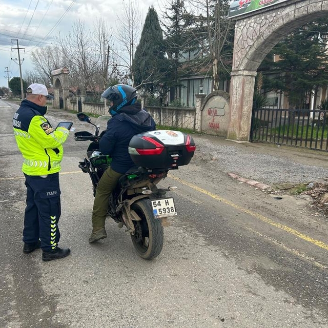 Sakarya'da geçen ay 164 bin 636 araç denetlendi