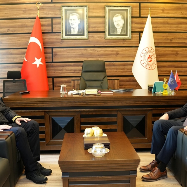 Tekirdağ Gençlik ve Spor İl Müdürü Üzgün'e ziyaret