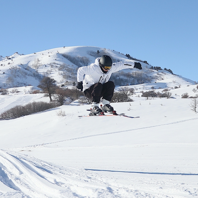 Kayakseverler Kop Dağı'nda yoğunluk oluşturdu
