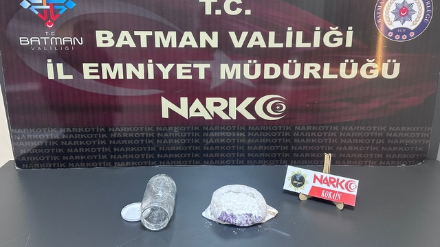 Batman'da 288 gram kokain ile yakalanan zanlı tutuklandı