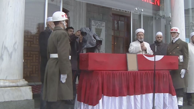 Cumhurbaşkanı Erdoğan, cenaze törenine katıldı