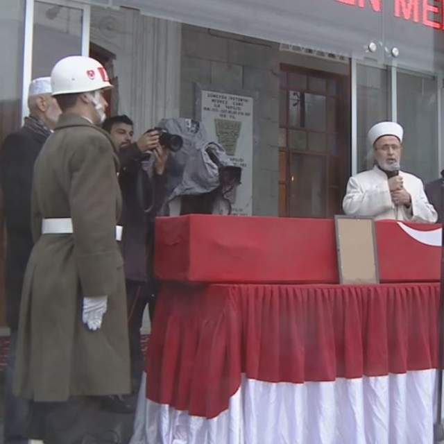 Cumhurbaşkanı Erdoğan, cenaze törenine katıldı