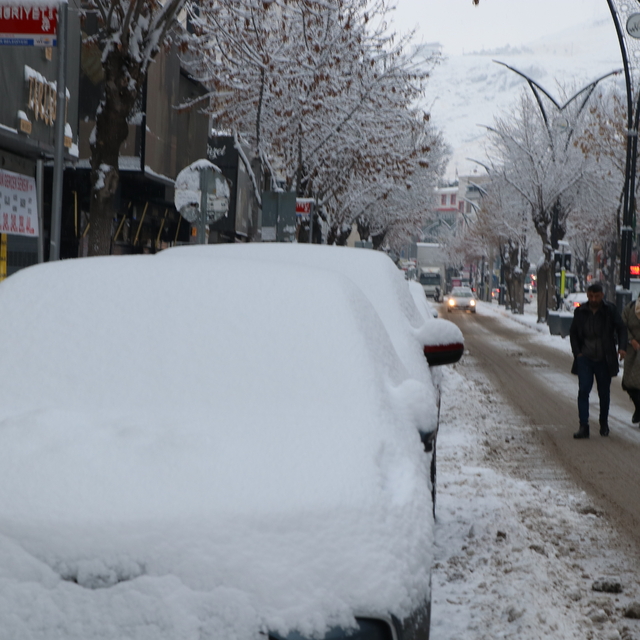 Van'da kar yağışı; 493 yerleşim yeri ulaşıma kapandı