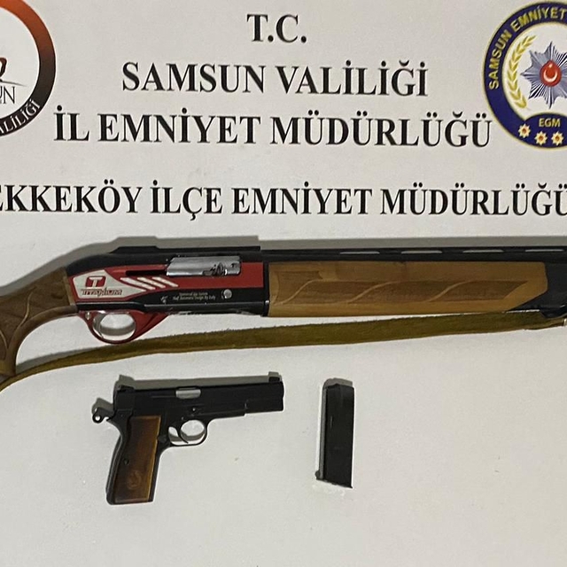 Samsun'da düğün salonunda silahlı kavgayla ilgili 3 zanlı yakalandı