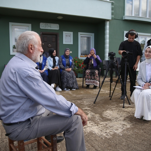 Karadenizli çınarların hayat tecrübeleri gençlere aktarılıyor