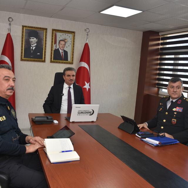 Gümüşhane'de asayiş bilgilendirme toplantısı yapıldı