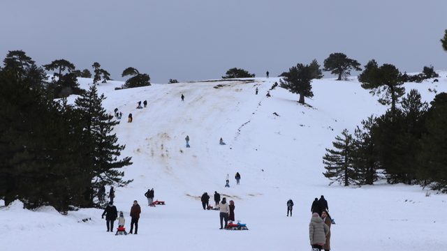 Salda Kayak Merkezi'nde sezon açıldı