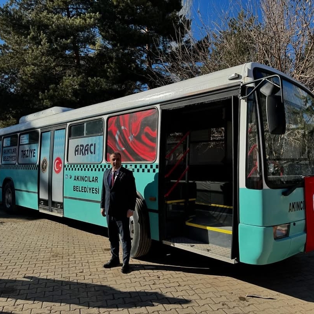 Akıncılar'da taziye aracı hizmete girdi