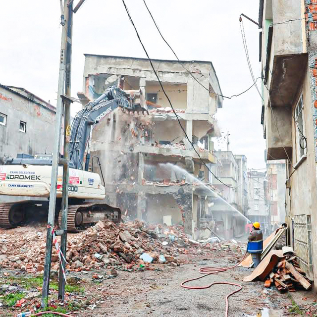 Canik'te güvenli yaşam için kentsel dönüşüm çalışmaları sürüyor