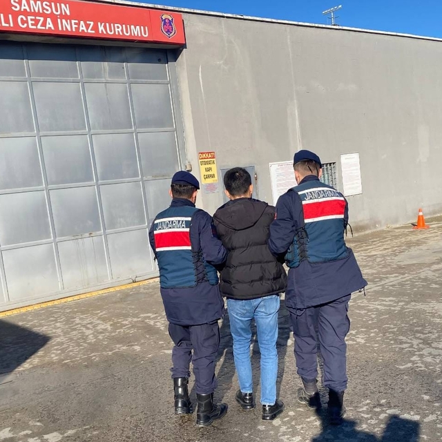 Samsun'da 5 yıl hapis cezası bulunan firari hükümlü yakalandı