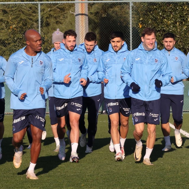 Trabzonspor'da Alanyaspor maçının hazırlıkları devam etti