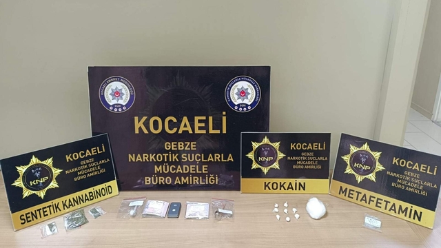 Kocaeli'de uyuşturucu operasyonunda 3 zanlı tutuklandı