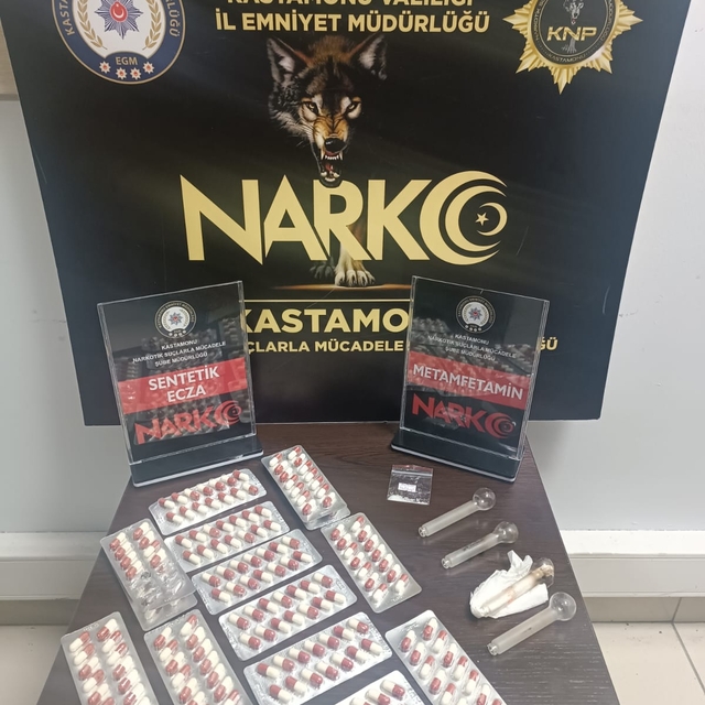 Kastamonu'da 4 şüpheli uyuşturucuyla yakalandı