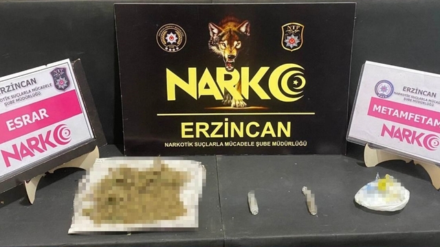 Erzincan'da uyuşturucu operasyonunda 1 şüpheli yakalandı