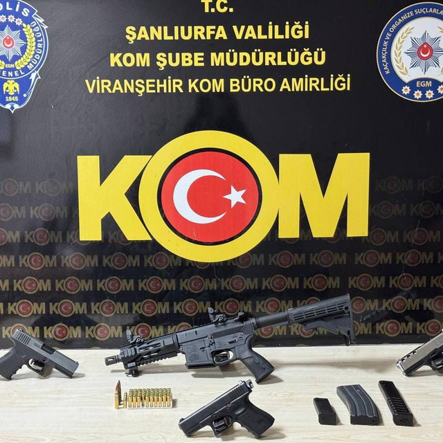 Şanlıurfa'da silah kaçakçılığı operasyonunda 4 zanlı tutuklandı