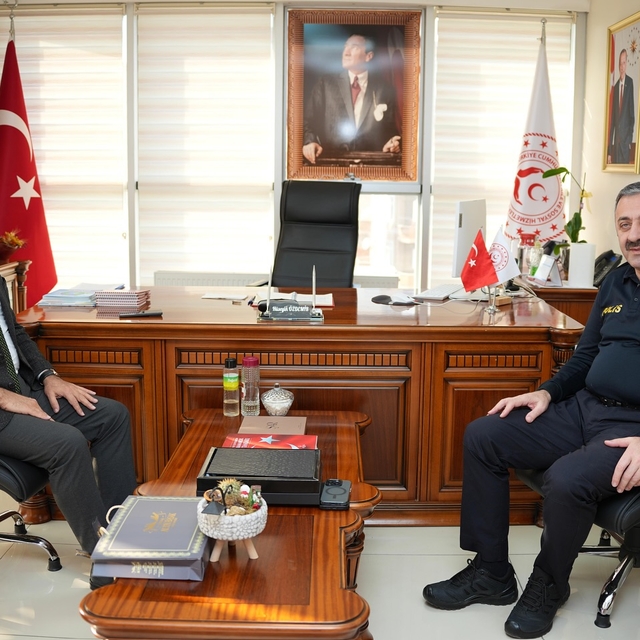 Tekirdağ Aile ve Sosyal Hizmetler Müdürü Hüseyin Özdemir'e ziyaret