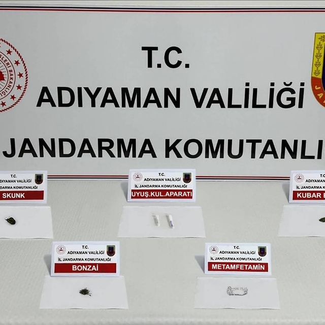 Adıyaman'da uyuşturucu operasyonunda 16 şüpheli yakalandı