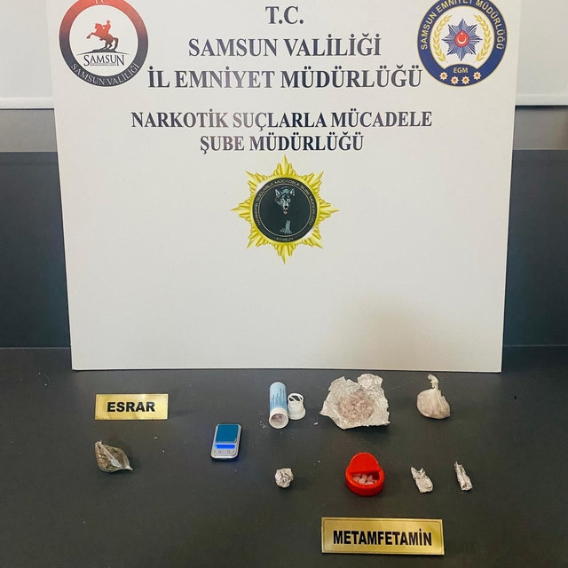 Samsun'da uyuşturucu operasyonunda 3 zanlı yakalandı
