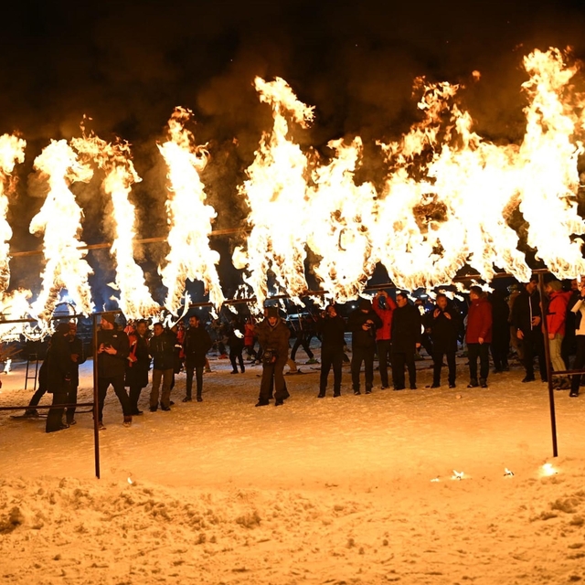 Erzurum'da Avrupa Kış Sporları Başkenti şenliği