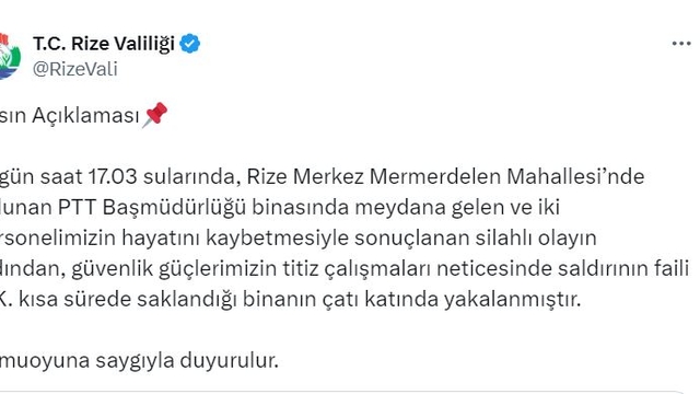 PTT şubesinde tabancayla ateş açtı; 2 ölü (9)