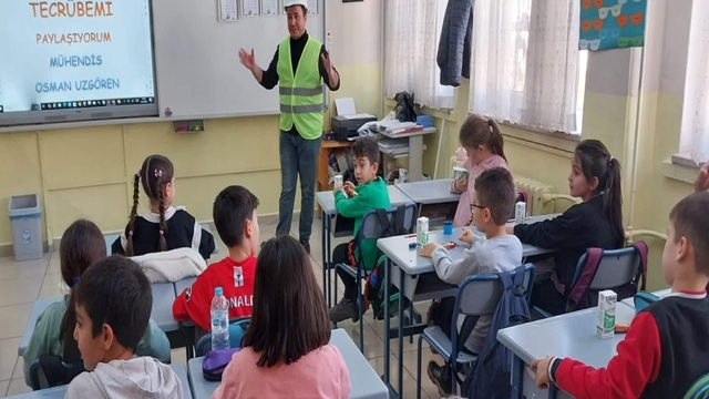 Çankırı'da veliler ilkokul öğrencilerine hayatlarını anlattı