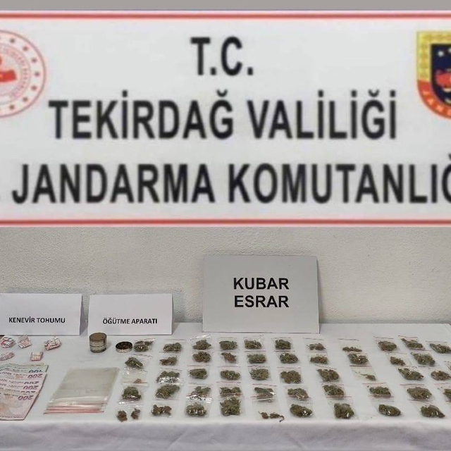 Tekirdağ'da uyuşturucu operasyonunda 5 şüpheli yakalandı