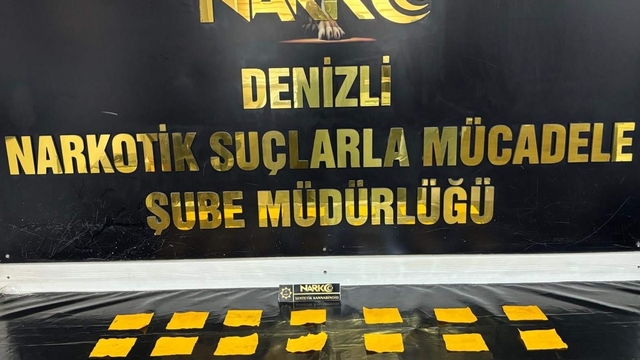 Denizli'de uyuşturucu operasyonunda 3 şüpheli tutuklandı