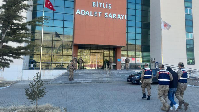 Bitlis'te yakalanan Suriye uyruklu terörist tutuklandı