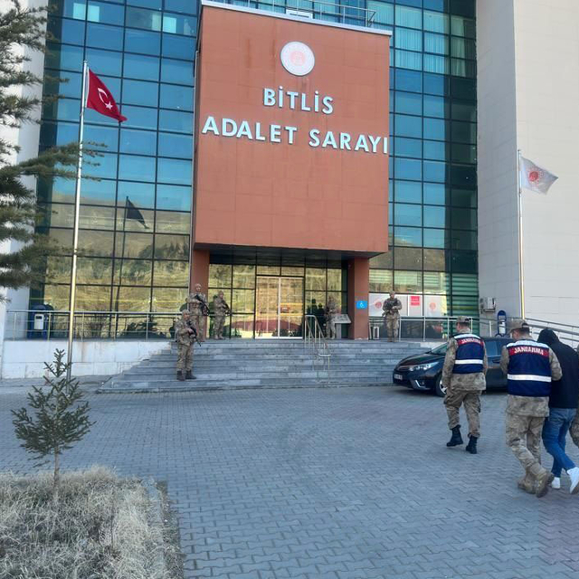 Bitlis'te yakalanan Suriye uyruklu terörist tutuklandı