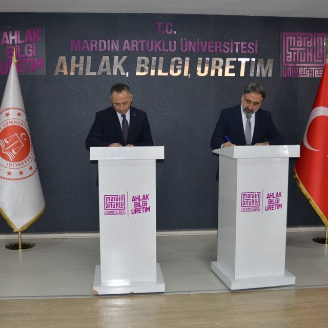 Mardin Cumhuriyet Başsavcılığı ile MAÜ arasında işbirliği protokolü imzalan...