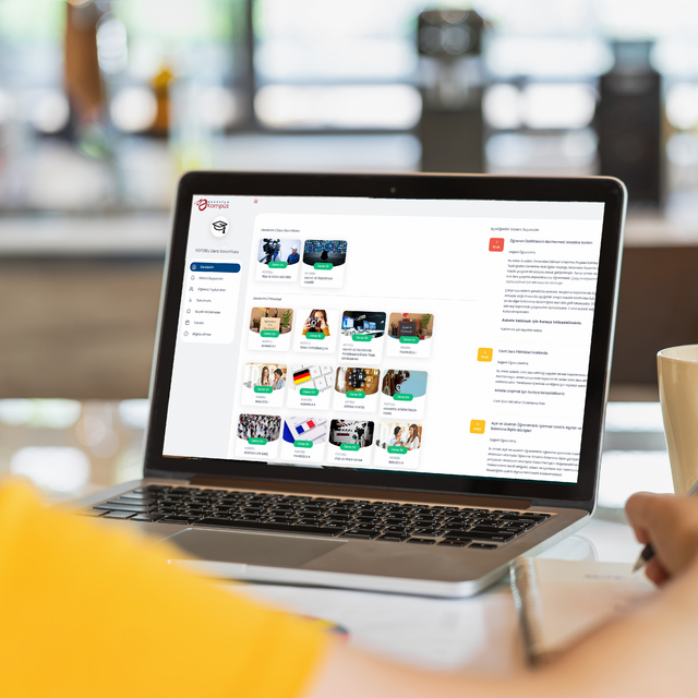 Anadolu Üniversitesi Açıköğretim Sistemi'ndeki tüm işlemler çevrim içi yapı...