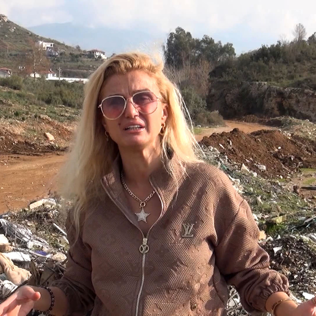 Tuğba Özay'ın çöp yığınları tepkisi