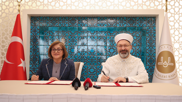 Diyanet İşleri Başkanlığı ile Gaziantep Büyükşehir Belediyesi arasında protokol imzalandı