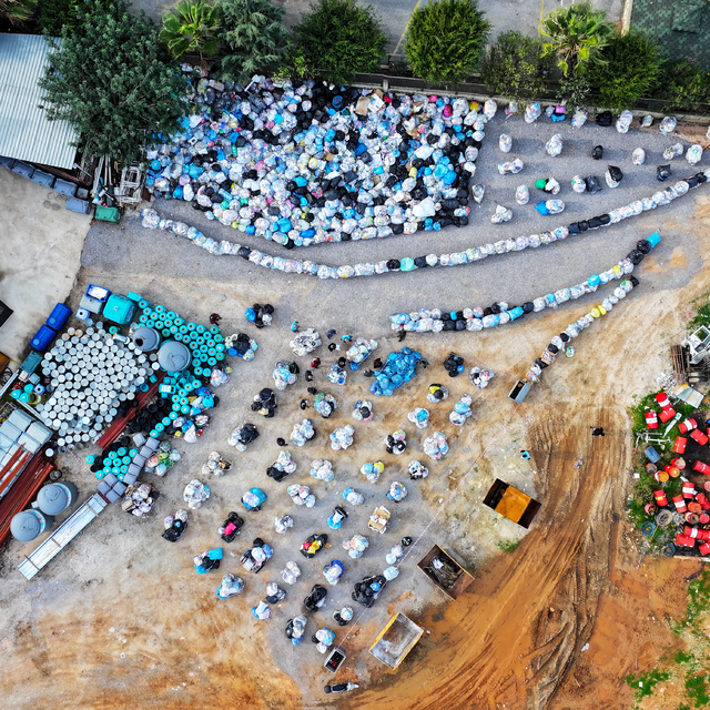 Alanya'da düzenlenen yarışmada 45 günde 15 tondan fazla atık toplandı