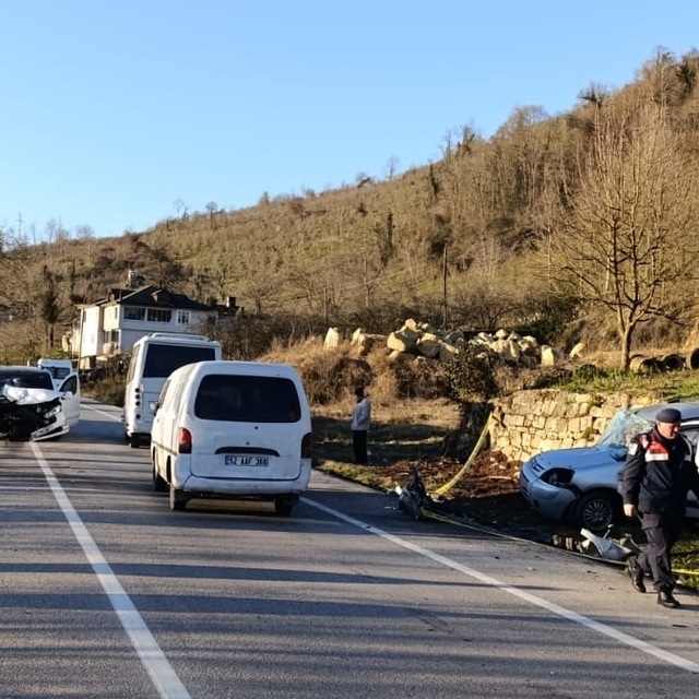 Ordu'da trafik kazasında 2 kişi öldü, 5 kişi yaralandı