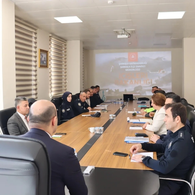Şarkışla'da asayiş değerlendirme toplantısı yapıldı
