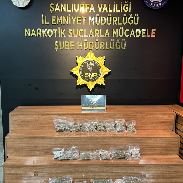Şanlıurfa'da uyuşturucu operasyonunda yakalanan zanlı tutuklandı