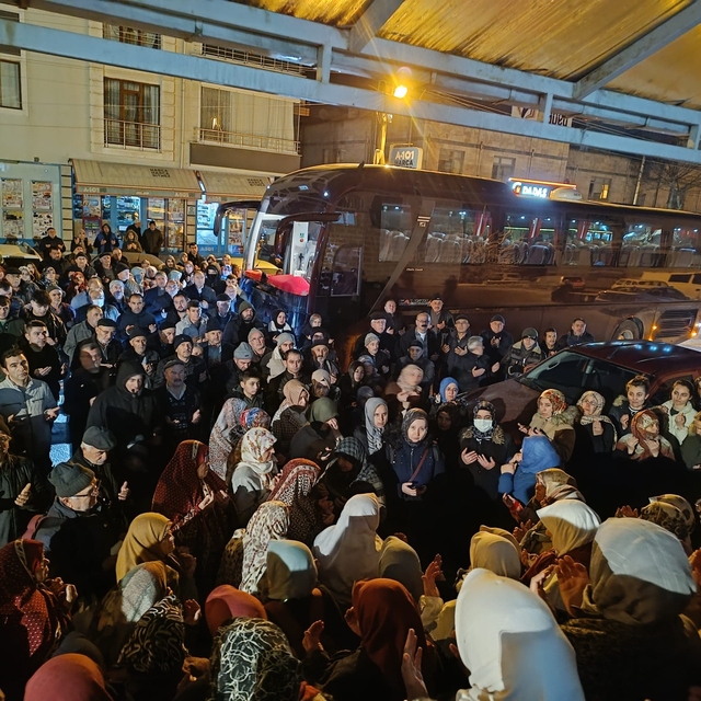 Beypazarı'nda umre kafilesi dualarla uğurlandı