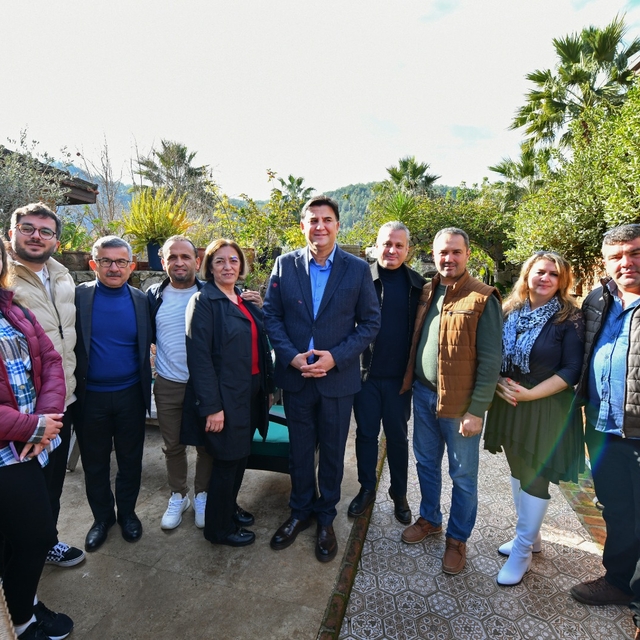 Fethiye Belediye Başkanı Karaca, gazetecilerle bir araya geldi